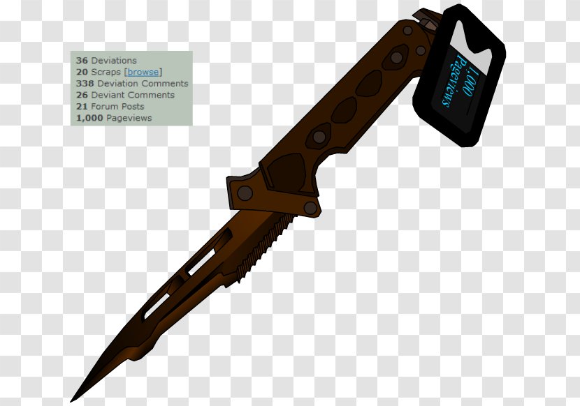 Battlefield 2142 Knife Melee Weapon Blade - Tool - Congrates Transparent PNG