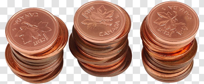 Money Copper - Stacked Coins Transparent PNG