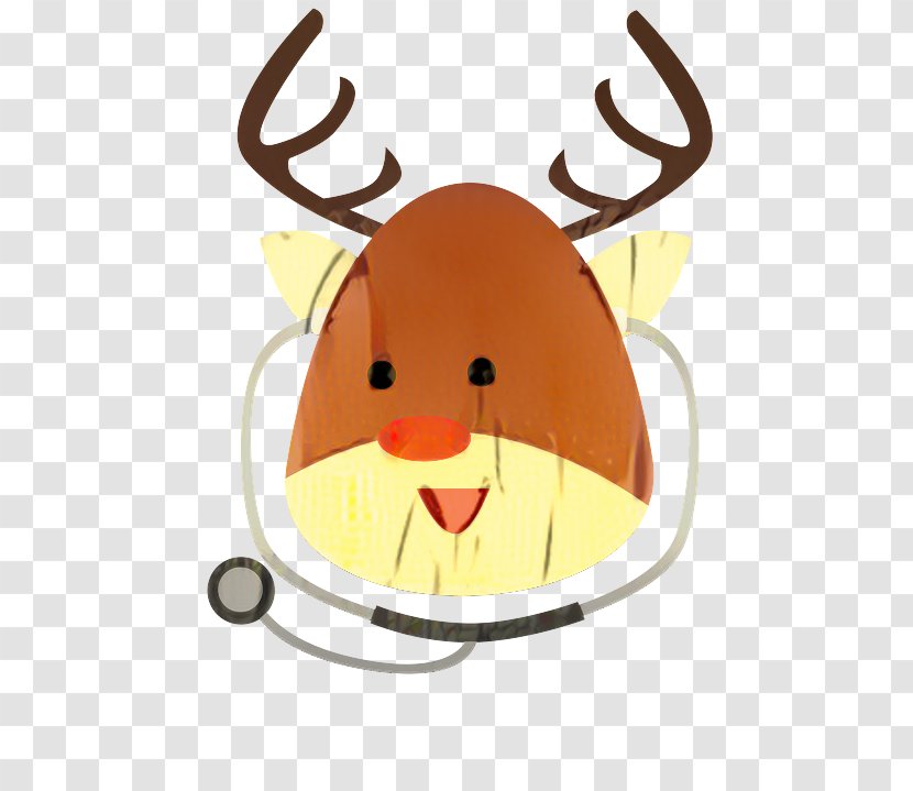 Christmas Reindeer Drawing - Day - Whiskers Ear Transparent PNG