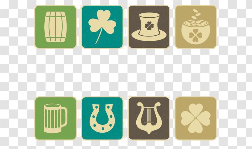 Ireland Saint Patricks Day Clover Icon - Western St. Bartrick Festival Beer Cup Transparent PNG