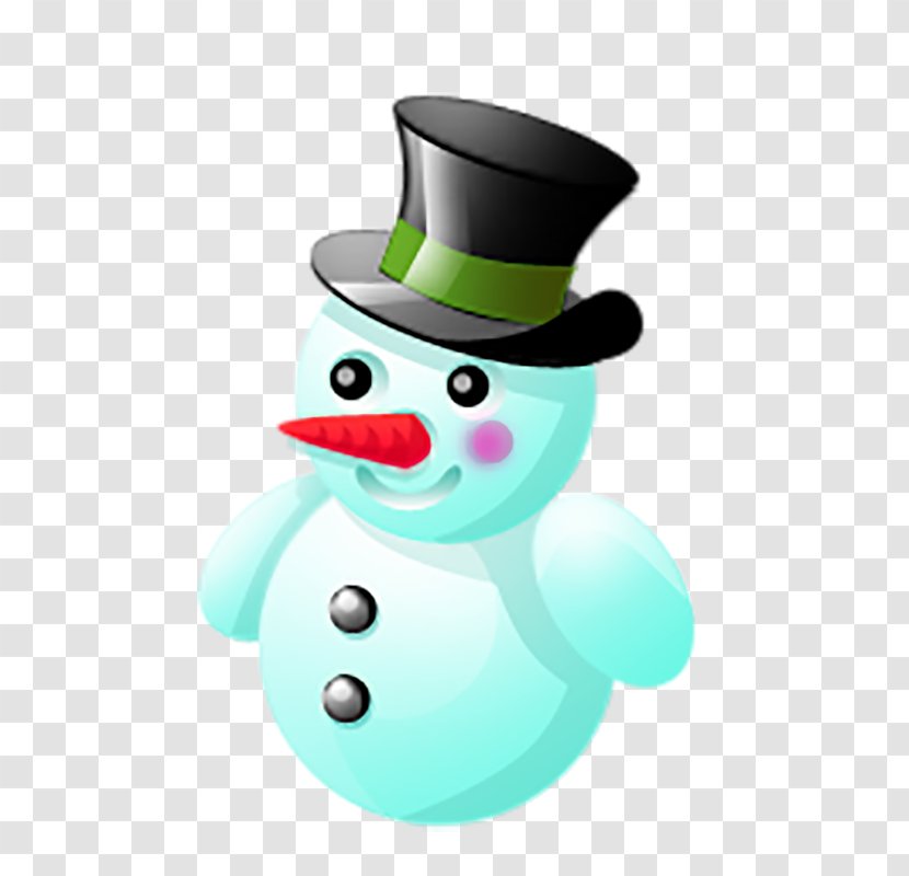 Snowman Christmas Emoticon Download Icon - Cute Transparent PNG