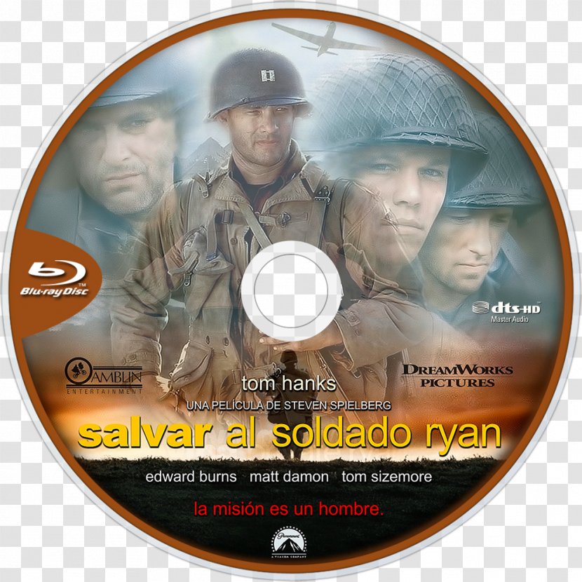 Saving Private Ryan Tom Hanks DVD Blu-ray Disc YouTube - Dvd Transparent PNG