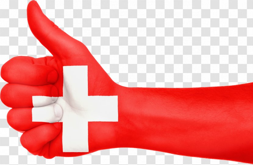 Flag Of Switzerland Chef Job Cook - Hand Transparent PNG