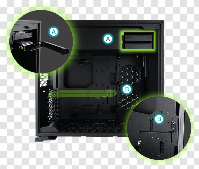 Computer Cases & Housings MicroATX In Win Development Mini-ITX - Usb 31 - Game Tower Transparent PNG
