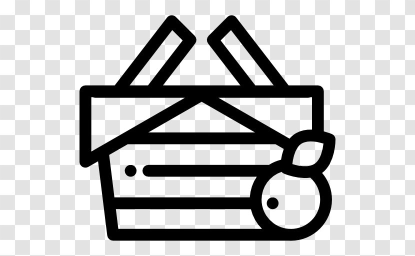 Line Angle Symbol Clip Art - Area - Picnic Basket Transparent PNG