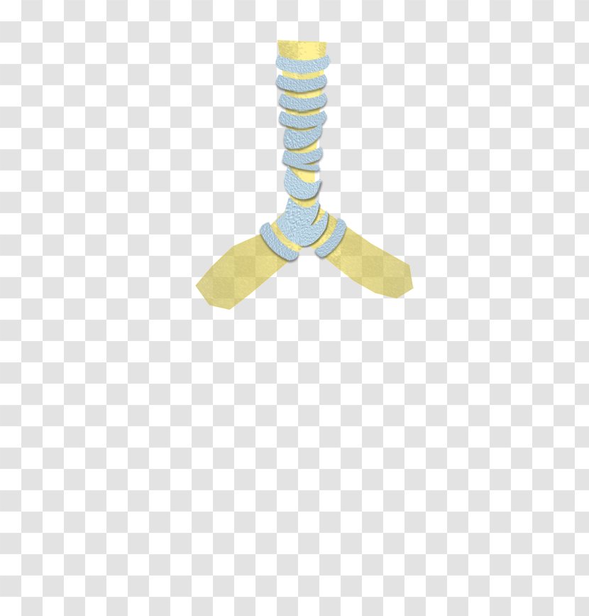 Line - Yellow - Trachea Transparent PNG
