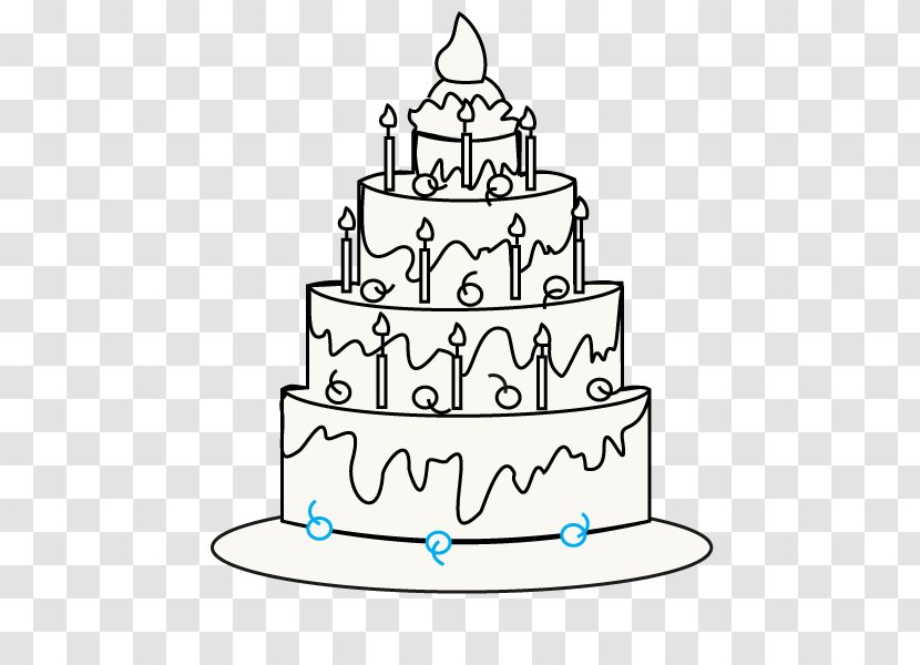 Birthday Cake Wedding Drawing Cupcake - Food Transparent PNG