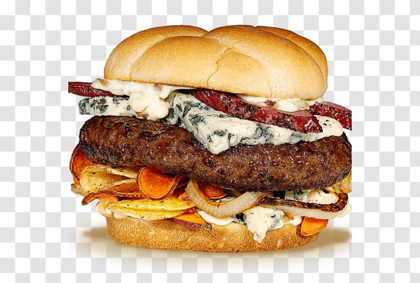 Cheeseburger Hamburger French Fries Bacon Patty - Onion Transparent PNG