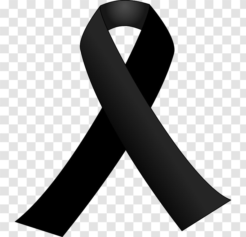 Black Ribbon Awareness Clip Art - Pixabay Transparent PNG