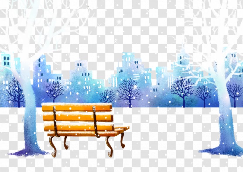Graphic Design Seat Wallpaper - Table - Snow On The Wooden Transparent PNG