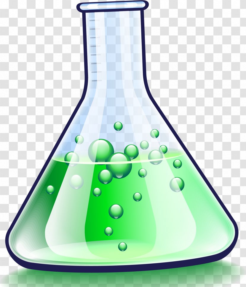 Laboratory Flasks Chemistry Beaker Erlenmeyer Flask - Cartoon Chemical Transparent PNG