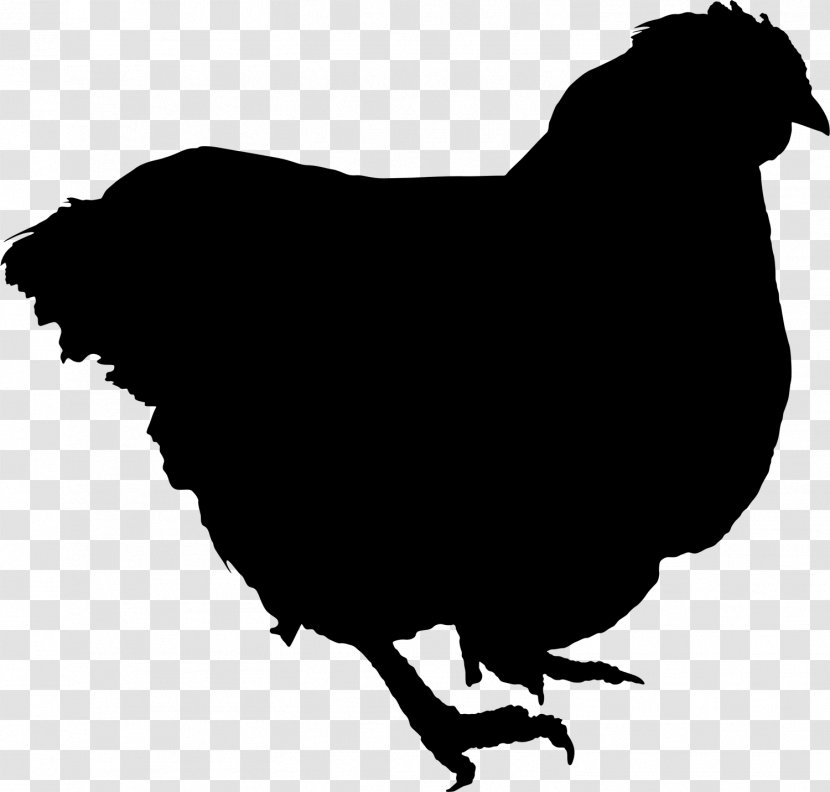 Chicken As Food Broiler Image - Blackandwhite - Rooster Transparent PNG