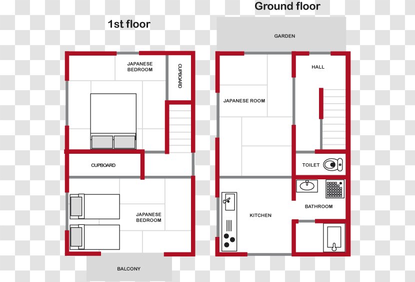 House ヒャクマンベン Floor Plan Furniture Document - Diagram Transparent PNG