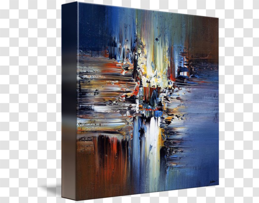 Painting Work Of Art Acrylic Paint Printing - Blurring Effect Transparent PNG