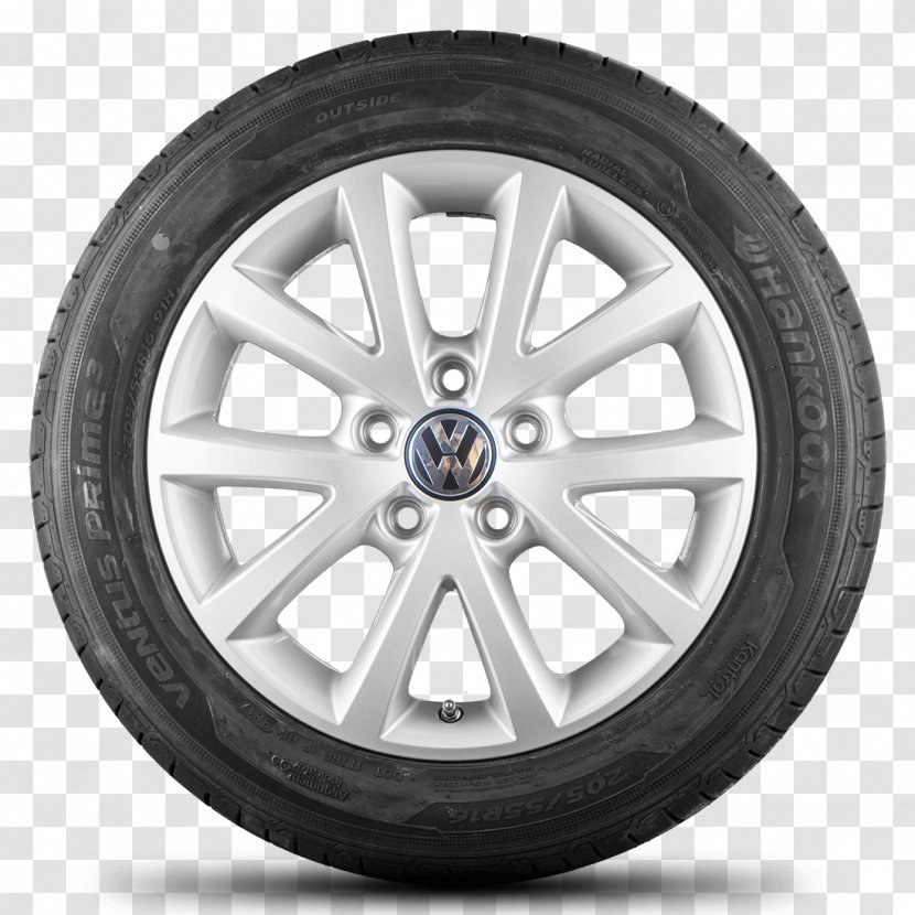 Volkswagen Golf Car Touran Rim - Alloy Wheel Transparent PNG