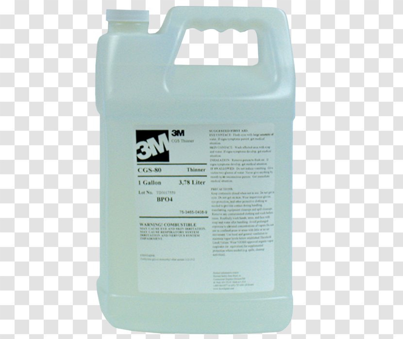 Solvent In Chemical Reactions 3M Liquid Cleaning BCI Wide Format Supplies - Paint Thinner - House Keeping Transparent PNG