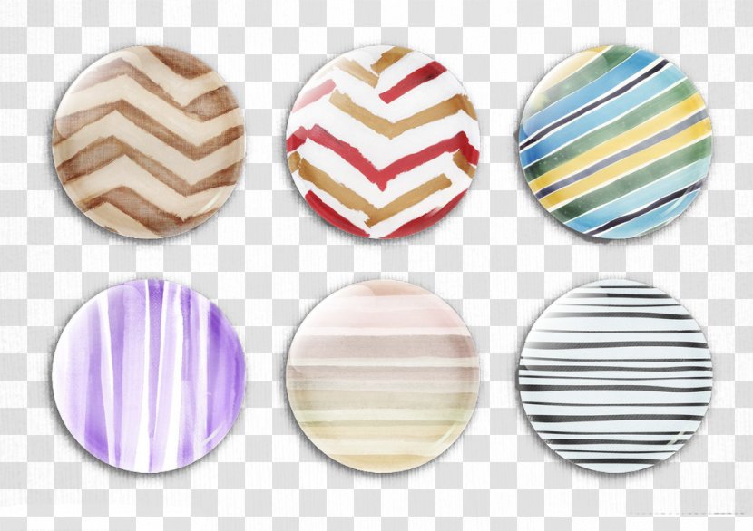 The Arts - Information - Creative Striped Button Transparent PNG