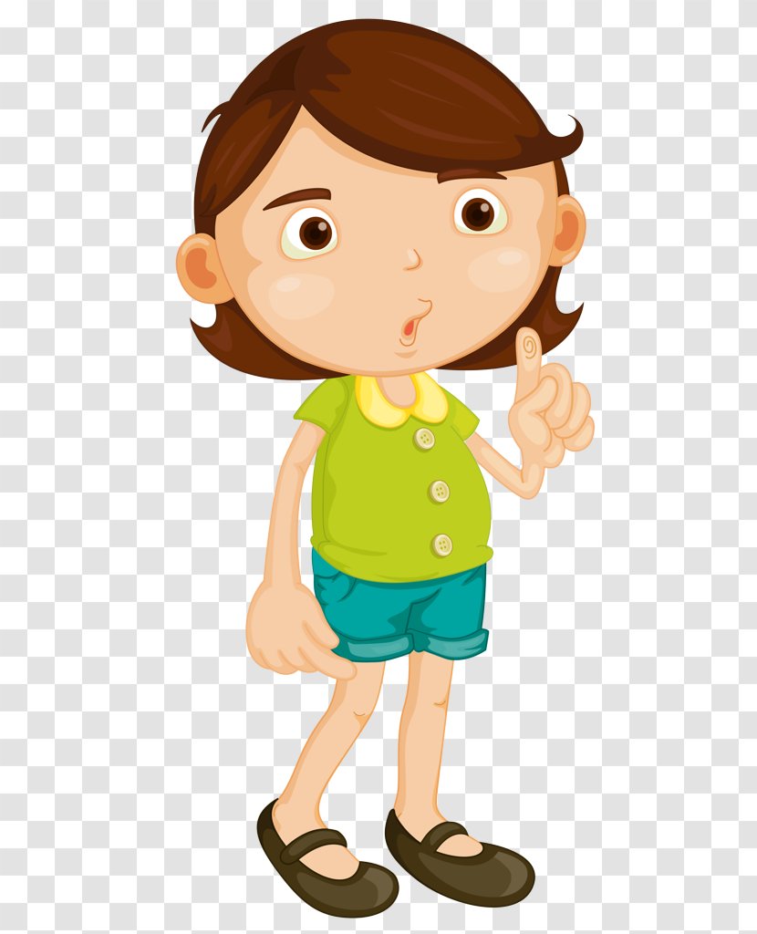 Cartoon Clip Art Child Animation Brown Hair - Toddler Toy Transparent PNG