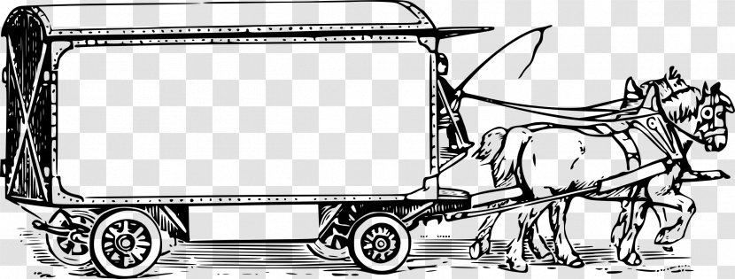 Car Horse Wagon Transport Clip Art - Drawing - Carriage Transparent PNG