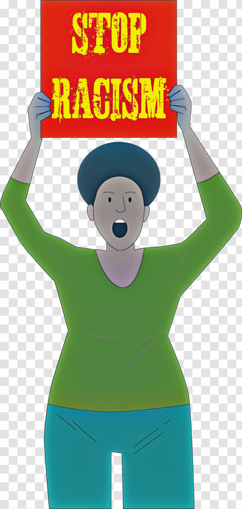 STOP RACISM Transparent PNG