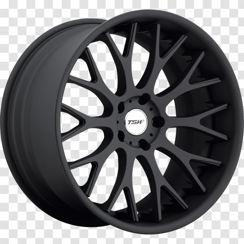 Car Custom Wheel Rim Alloy - Black Tire Transparent PNG