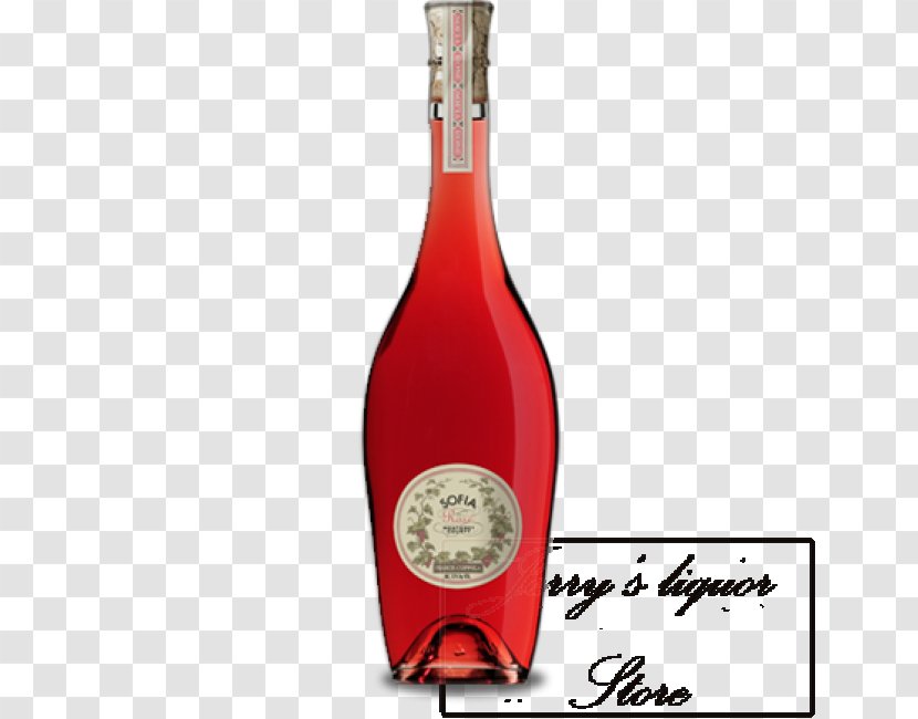 Liqueur Francis Ford Coppola Winery Rosé Cabernet Sauvignon - Wine Transparent PNG