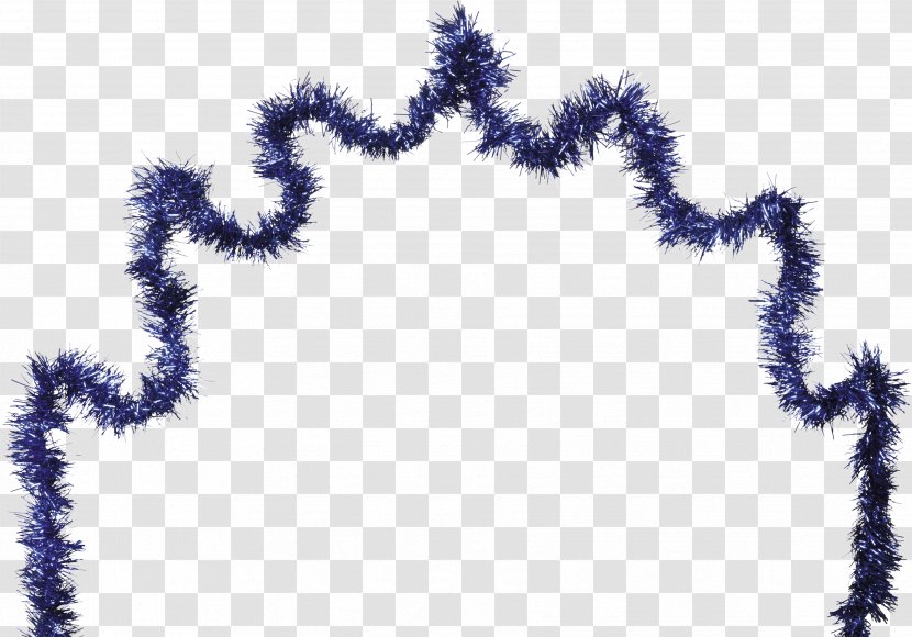 Tinsel Clip Art - Purple - Garland Transparent PNG