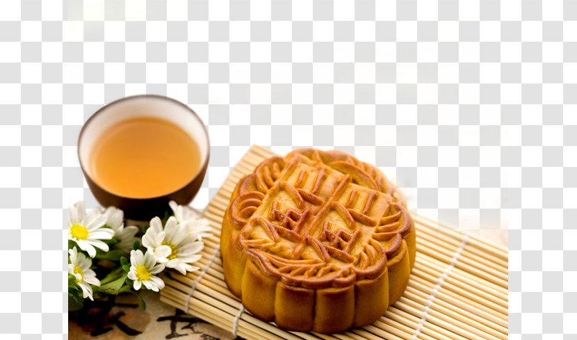Mooncake Chinese Cuisine Mid-Autumn Festival - Moon Cake Transparent PNG