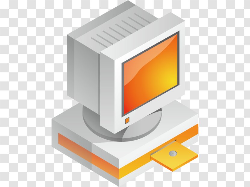 Desktop Computer Wallpaper - Orange - Vector Transparent PNG