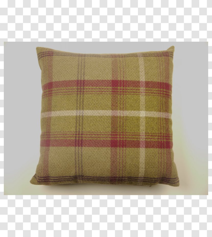 Cushion Throw Pillows Tartan Purple Mauve - Pillow - Green Mist Transparent PNG