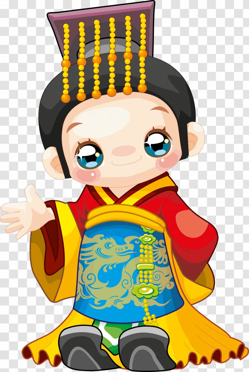 Emperor Of China Image Jin Dynasty Download - Empress Xiaochengren - Imperial Cartoon Transparent PNG