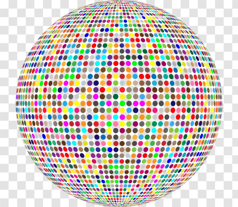 Sphere Clip Art Image Pixel - Ball - Circle With Line Through It Transparent PNG