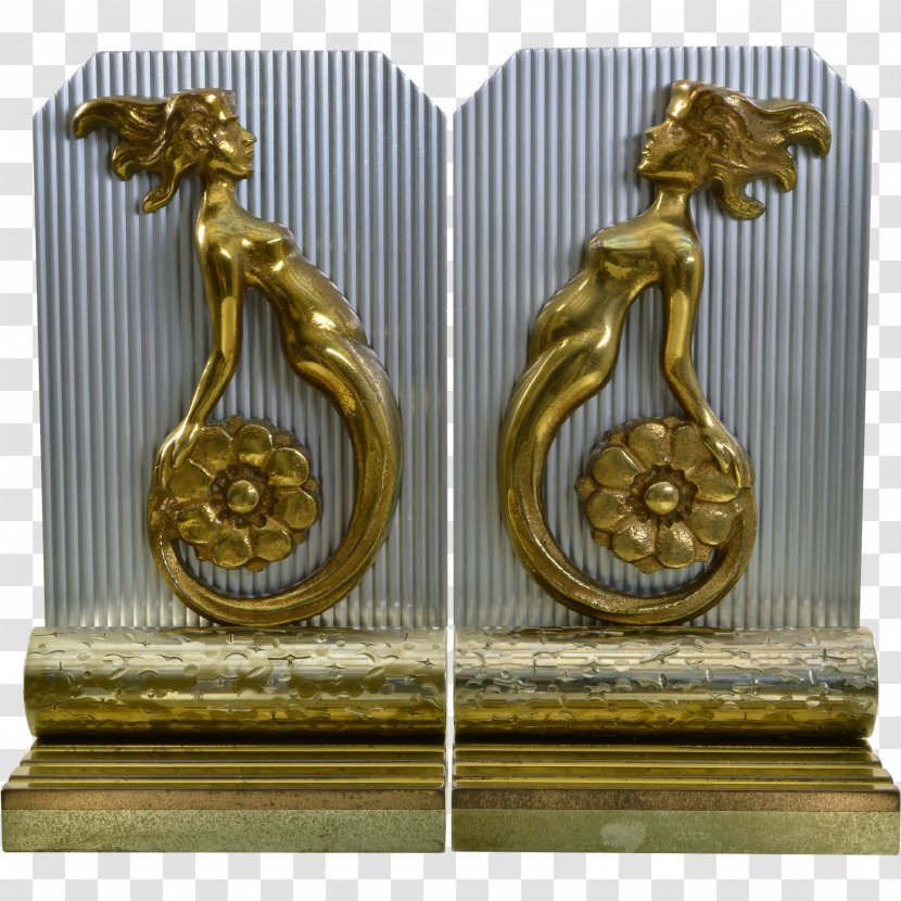 Brass Bronze Marble Bookend Machine Age - Vase Transparent PNG