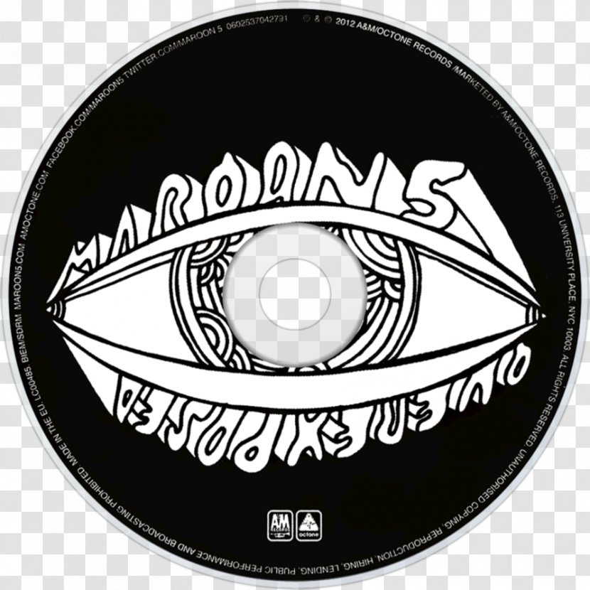 Overexposed Compact Disc Maroon 5 1.22.03.Acoustic Payphone - Heart - Wiz Khalifa Transparent PNG