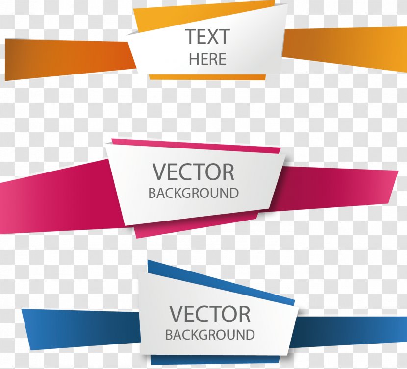 Banner Geometry Euclidean Vector - Logo - Hand-drawn Labels Transparent PNG