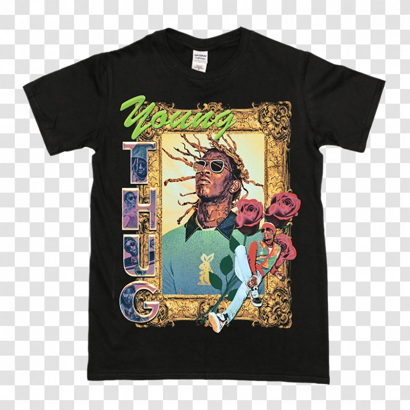 Printed T-shirt Gildan Activewear Clothing - Thug Transparent PNG