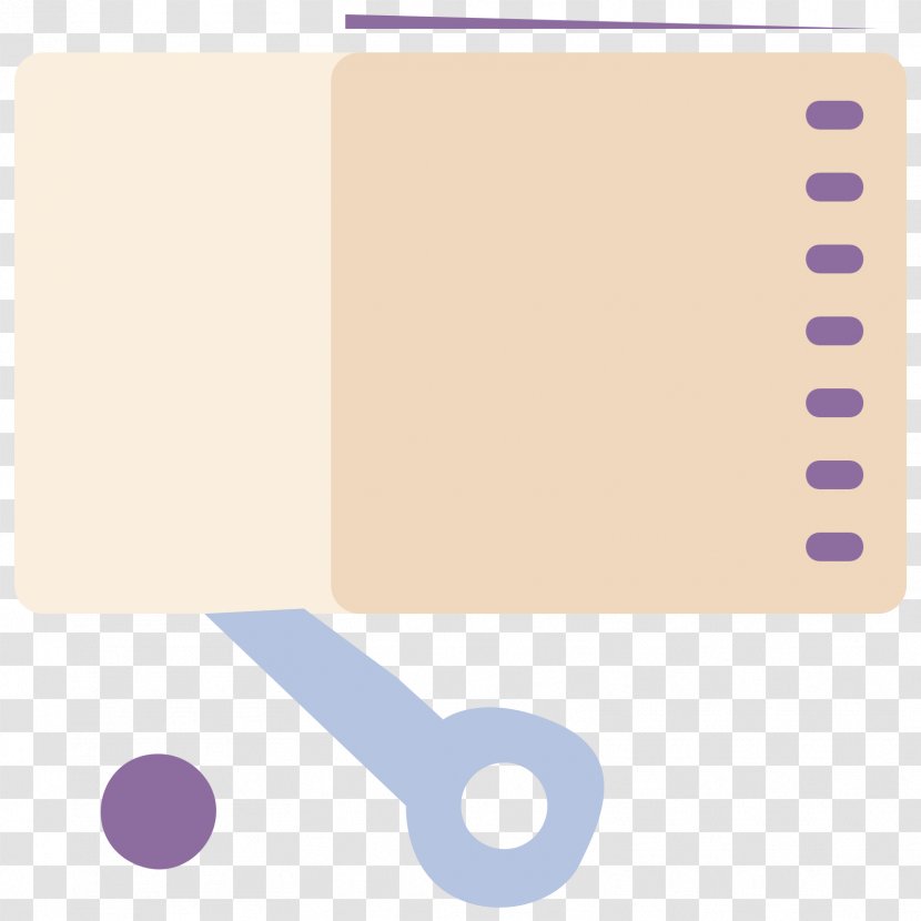 Paper Brand Purple - Text - A Pair Of Scissors Transparent PNG
