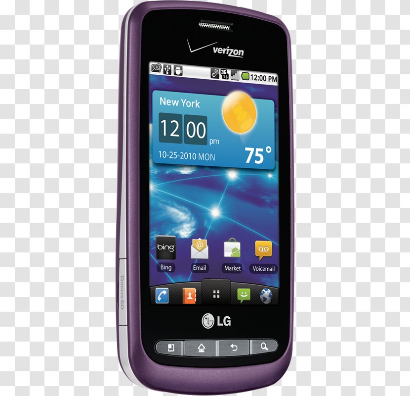 Smartphone Feature Phone LG Electronics Verizon Wireless - Portable Communications Device Transparent PNG