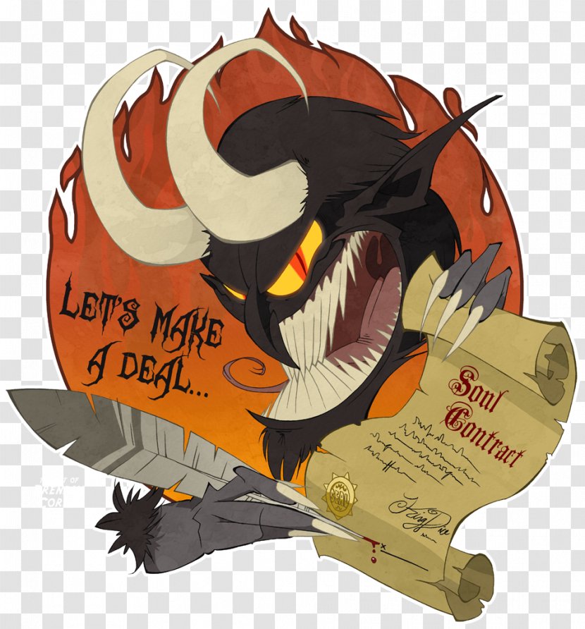 Cuphead Fan Art Game - Orange - The Devil Transparent PNG