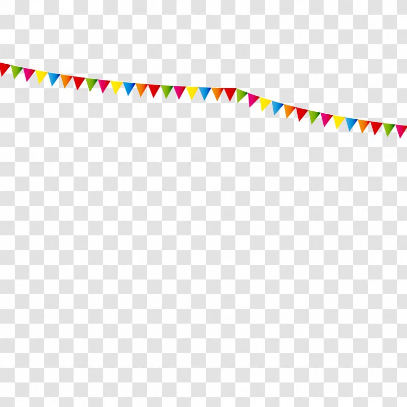 Triangle Bunting Clip Art - Decoration Material Transparent PNG