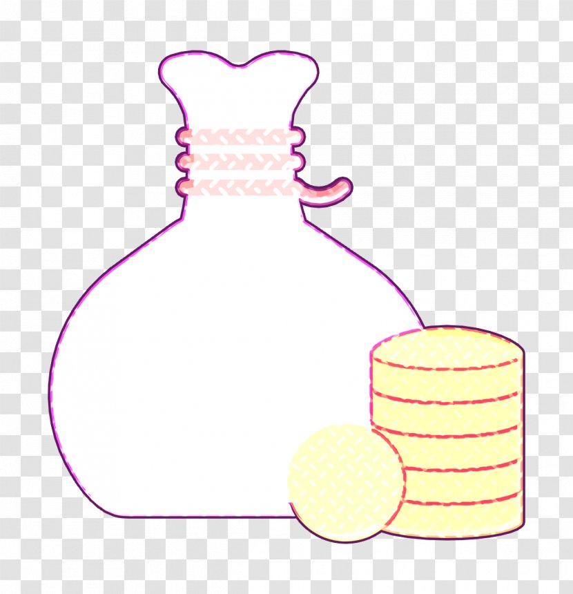 Money Icon Business Rich - Magenta Bottle Transparent PNG