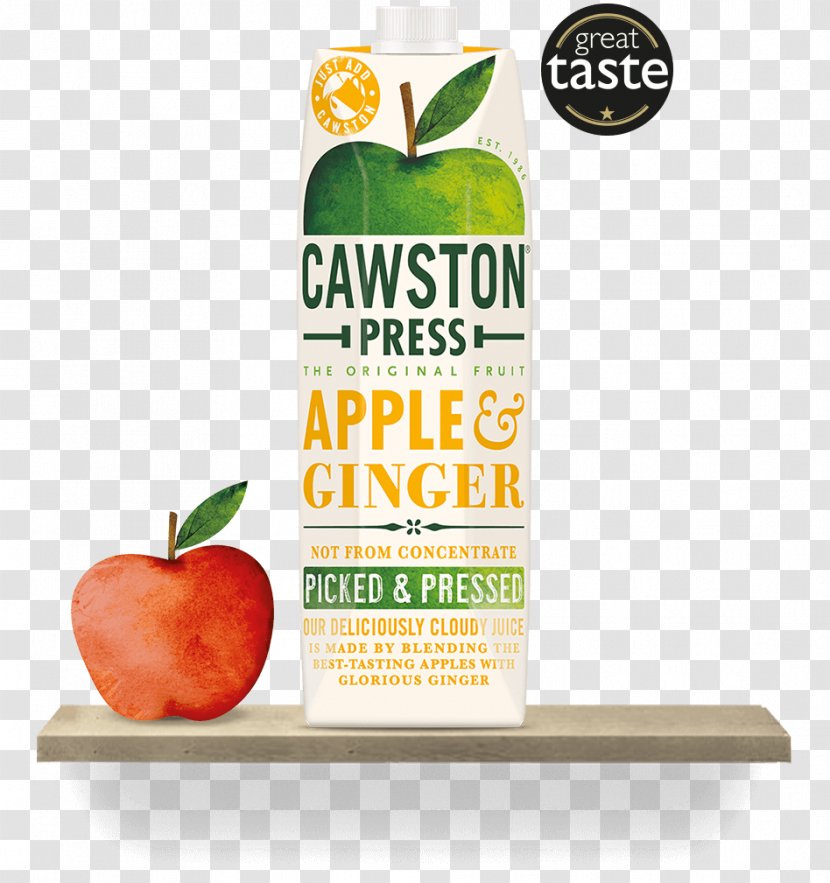 Apple Juice Strawberry APPLE & GINGER - Concentrate Transparent PNG
