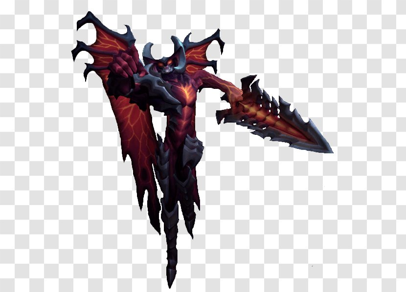 League Of Legends Aatrox Riot Games - Action Figure Transparent PNG