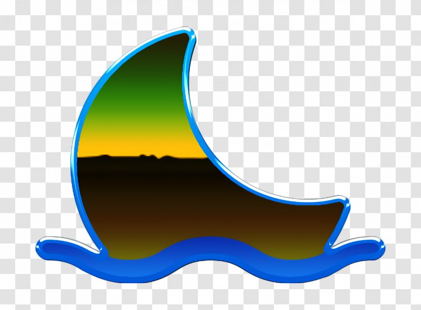 Cloud Icon Forecast Moon - Logo Aqua Transparent PNG