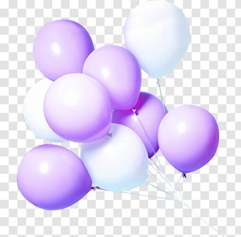 Balloon Purple - Party - Free Material To Pull Transparent PNG