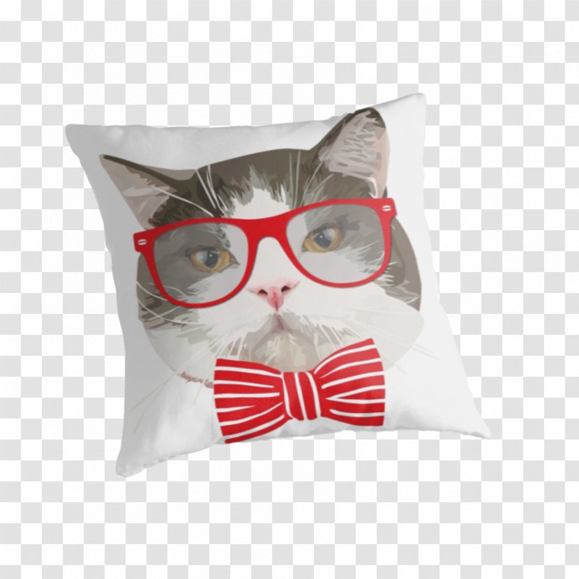 Cat Long-sleeved T-shirt Pet Glasses - Material Transparent PNG