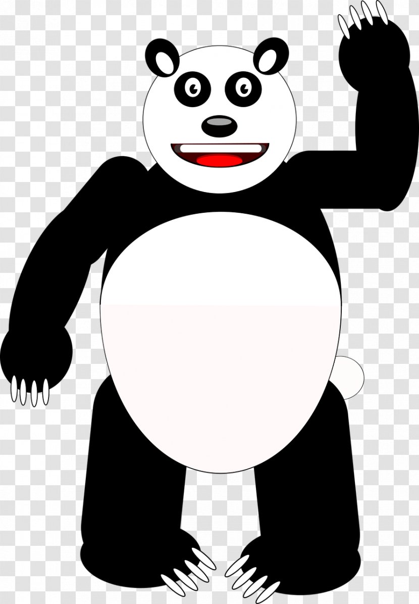 Giant Panda Bear Clip Art - Human Behavior Transparent PNG