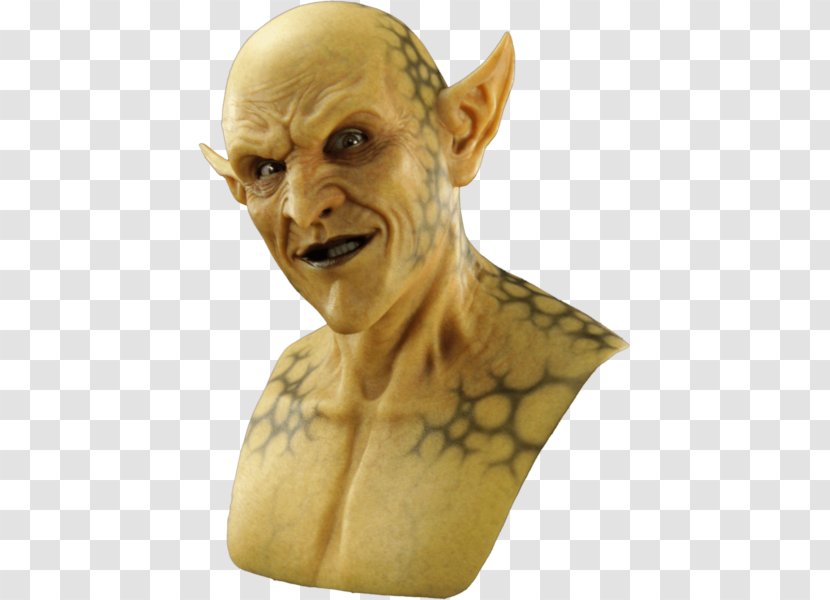 Mask Silicone Goblin Imp Prosthesis Transparent PNG