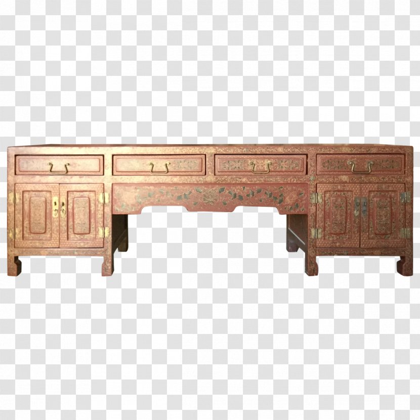 Furniture Drawer Wood Buffets & Sideboards Desk - Table - Chinoiserie Transparent PNG