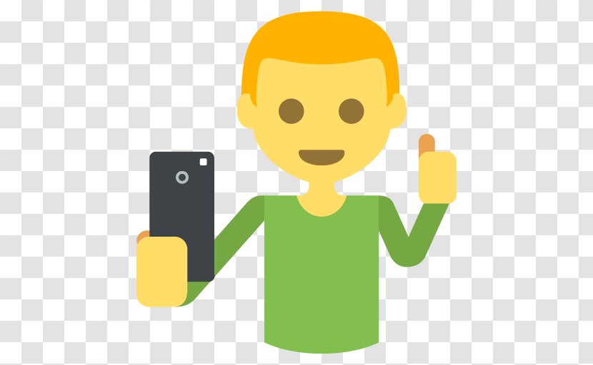 Emoji Selfie Shrug Smile Emoticon - Communication Transparent PNG